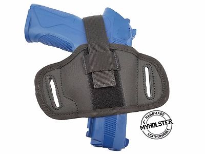  Semi-molded Thumb Break Pancake Belt Holster Fits S&W M&P 380 Shield M2.0 EZ