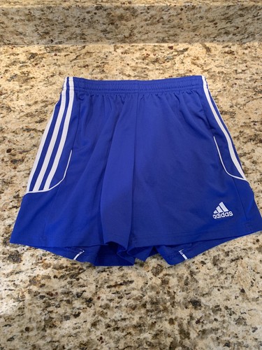 Womens Adidas Blue Athletic Shorts Size 