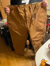 mens carhartt original fit firm duck double front work dungaree On sale 41.99