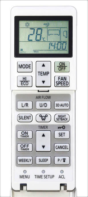 Mitsubishi Heavy Industries Mitsubishi Electric Heat Pump Remote