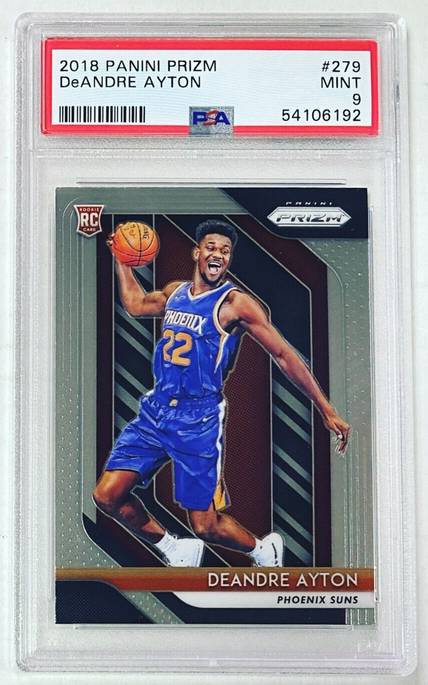 2018-19 Panini Prizm DeAndre Ayton PSA 9 RC Rookie Card #279 Phoenix Suns