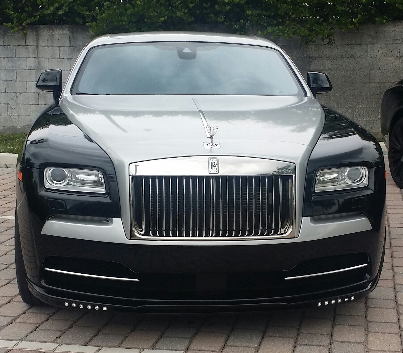 Rolls-Royce Wraith 2013-18 LUXE-GT Front Spoiler with LED Lights NEW Made in USA