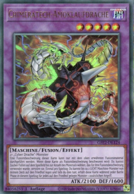 yugioh 1x Chimeratech Rampage Dragon GFP2-EN124 ULTRA 1ST EDITION GERMAN