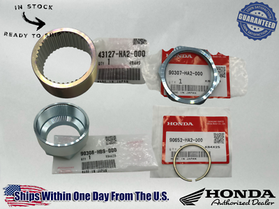 #ad #ad Honda Genuine OEM Axle Lock Nut amp; Collar TRX250R TRX400EX TRX450R TRX 250R $74.72