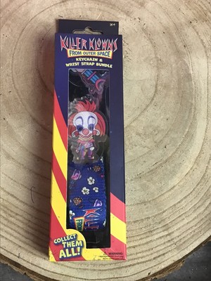 Killer Klowns From Outer Space Keychain & Wrist Strap Blue Rudy-new