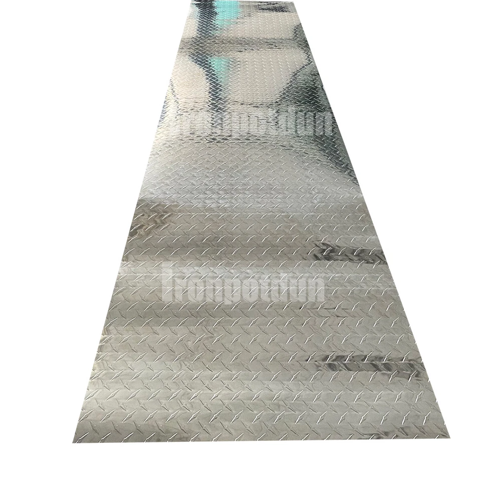 24" x 120" Aluminum Diamond Plate 0.04in Thick Sheet Embossed Trailer RV 3003 - Image 3 of 4