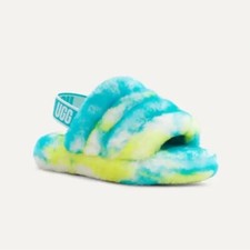 UGG Fluff Yeah Slide Marble Sz 4
