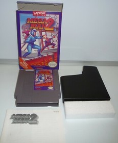 MEGA MAN 2 NINTENDO NES CAPCOM 1989 USA - NTSC USA VERSION BOXED NES-XR-USA