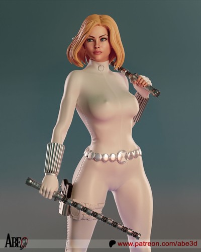 White Widow Statue 3D Print Unpainted/Unassembled - Picture 14 of 21