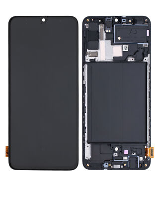 Replacement OLED Assembly With Frame Compatible For Samsung Galaxy A70 All Color
