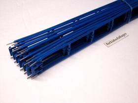 12 Micro Knex Track Blue 16" Straight w/ Pins K'nex Roller Coaster Parts