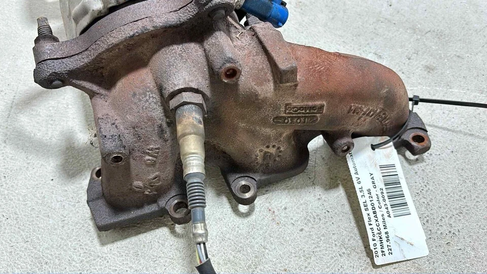 Ford Flex Sel 2010 3,5 L automático escape genuino pliegues principales convertidor catalítico fabricante original Foto 4 de 4