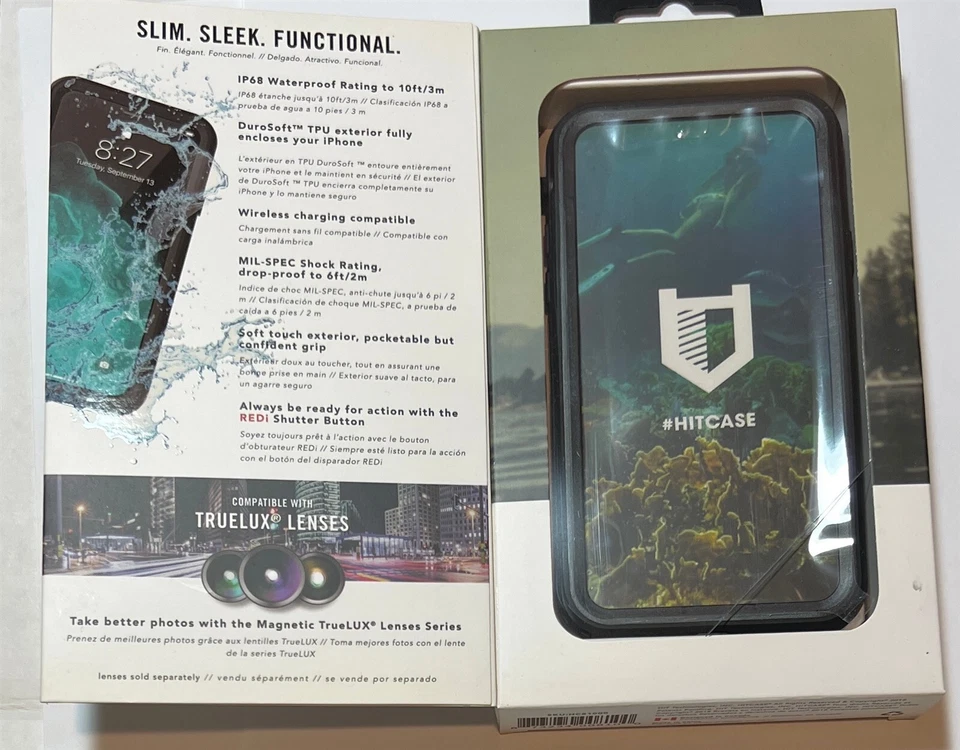 Hitcase - Splash Modular Waterproof Case for Apple iPhone XS/iPhone X - Black - Image 3 of 4