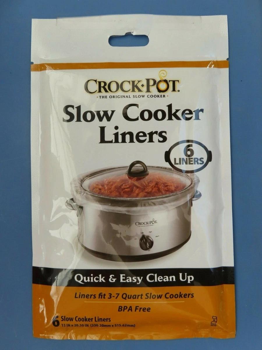 Crock Pot Slow Cooker Liners Kitchen use. Quick & Easy clean up