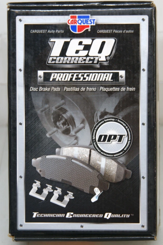 Pastillas de freno delanteras PXD642H TEQ correctas Carquest Fit 95-97 Dodge/Plymouth Neon 6935 Foto 3 de 3