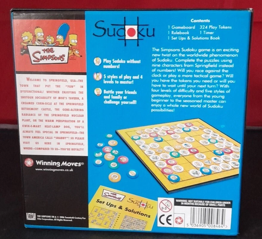 The Simpsons Sudoku Winning Moves - Image 2 of 4