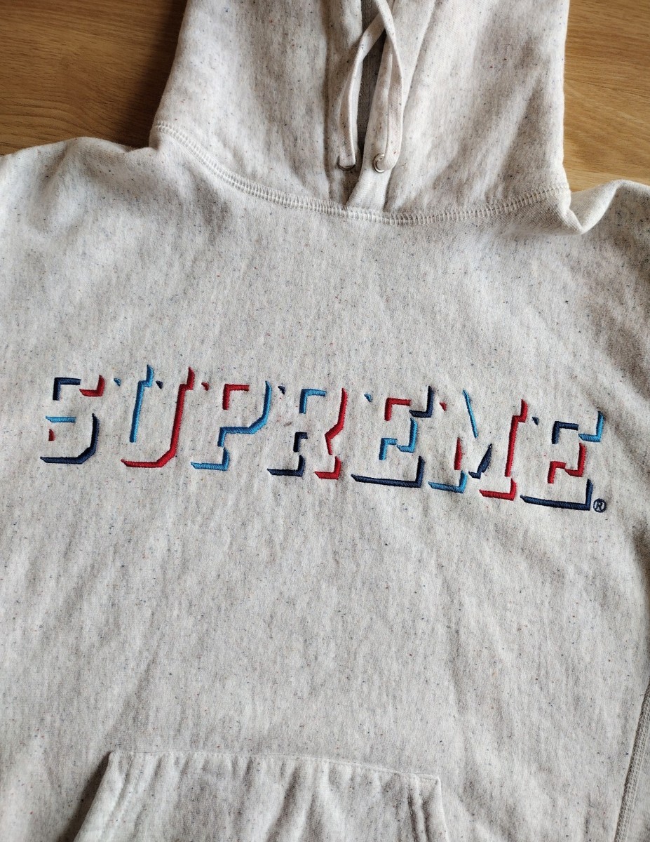 Supreme Drop Shadow Hooded Sweatshirt Heather Gray FW20 Size Supreme Drop Shadow Hooded Sweatshirt Heather Gray FW20 Size
