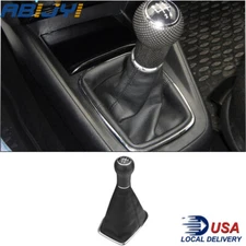 Manual 5 Speed Gear Shift Knob Gaitor Boot For Volkswagen Jetta Golf 1999-2004