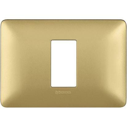 Bti Matix Placca Modulo 503 1P, G Old  - BTICINO LEGRAND AM4803M1MGL