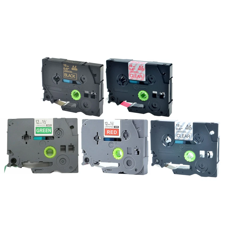 PRESTIGECARTRIDGE Label Tape fits Brother 12mm x 8m TZ131 TZM931 GL-H100 PT1080 PT11Q