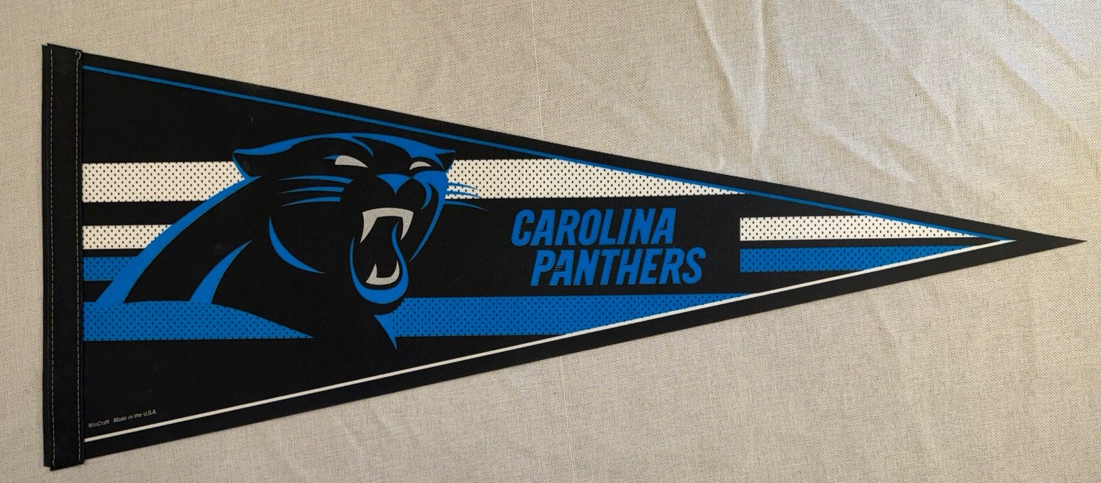 Carolina Panthers NFL Premium 12x30 Roll & Go Felt Pennant