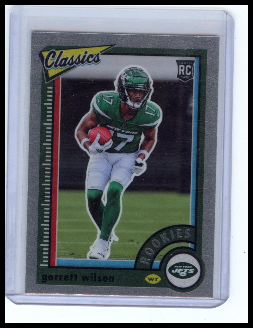 2022 Panini Classics #161 Garrett Wilson Premium Edition Silver