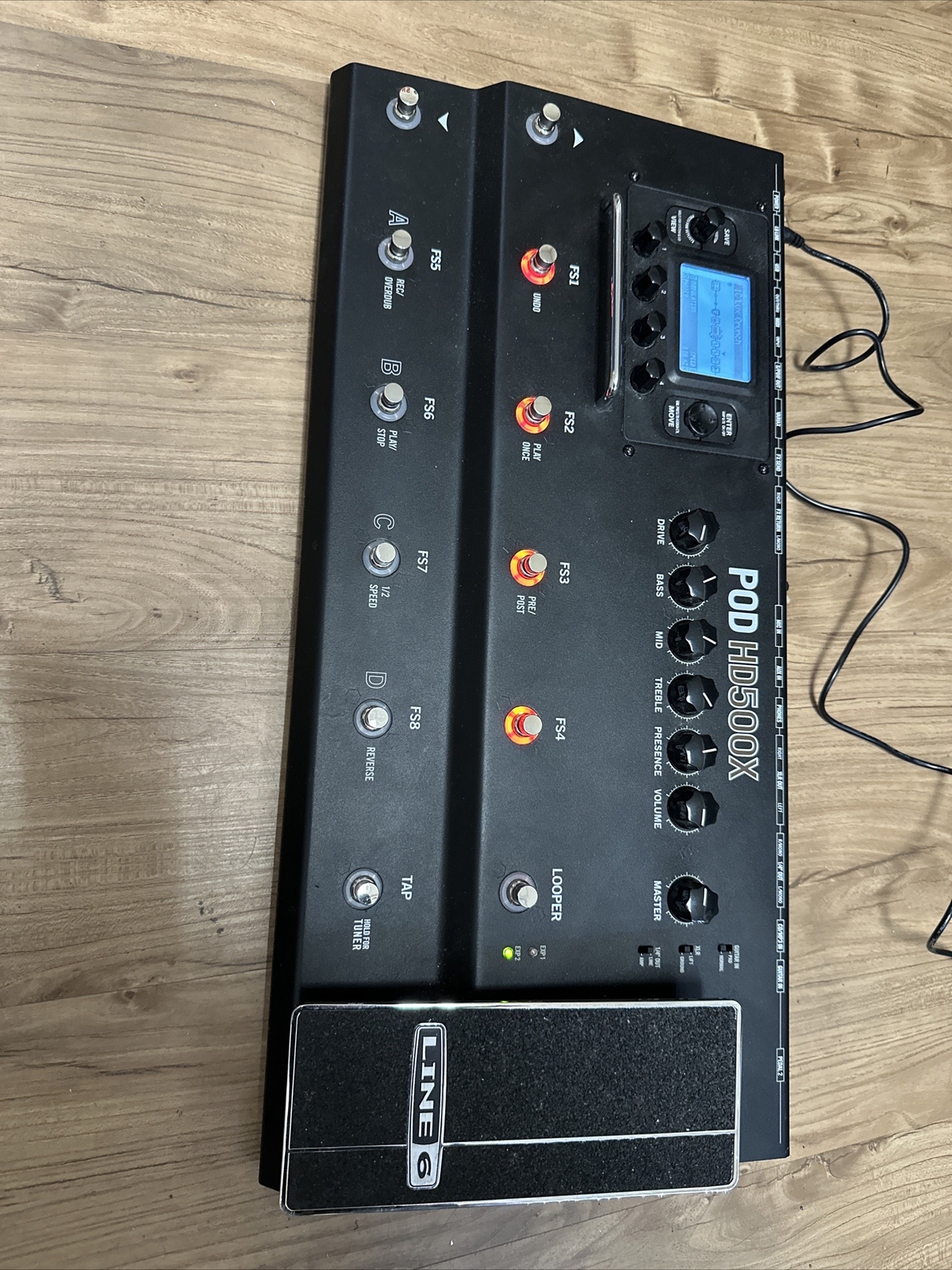 Line 6 POD HD500X Guitar Floor MultiEffects Pedal eBay