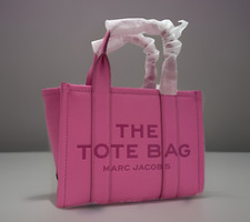 Auth NWT Marc Jacobs Women’s The Leather Small Tote In Bow Pink 🌹NEW Arrival🌹