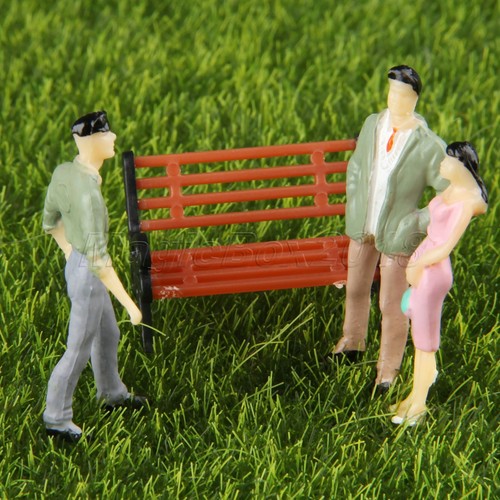 10pc Painted People Model Train Passengers Figure Railway Scenery DIY Scale 1:50 - Picture 8 of 10