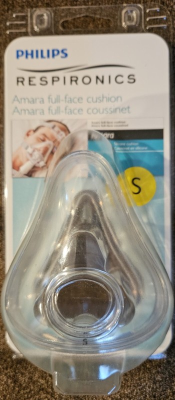 NEW 5 PHILIPS AMARA CUSHIONS, Respironics Full Face Cushions ( SMALL ) 