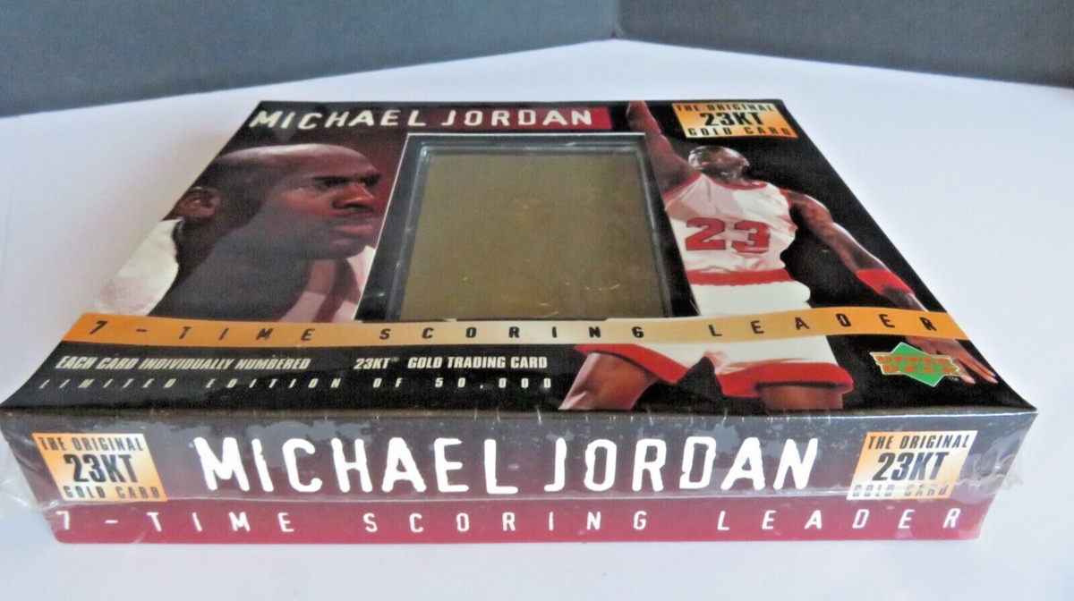 1995 UPPER DECK® MICHAEL JORDAN 7X Scoring Leader 23KT® GOLD