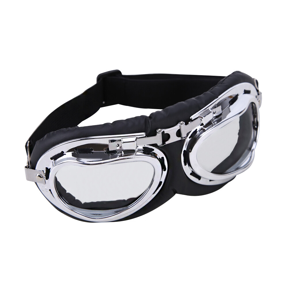 Aviator Goggles Retro Vintage Glasses Motorcycle Cruiser Scooter Biker
