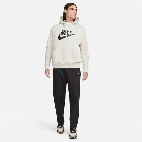 Nike Sportswear Club Fleece Light Bone BV2973-073 Men's Graphic Pullover Hoodie - Picture 6 of 6