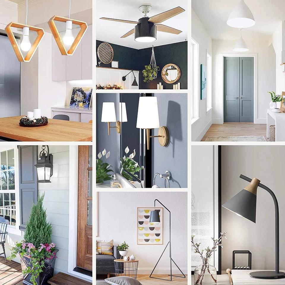 4 pcs LED Light Bulb 250W Equiv. 27W 4000lm 5000K Clear White A21 Energy Saving - Image 2 of 4