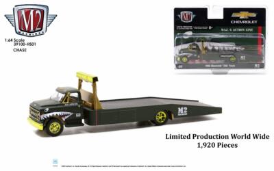 M2 1:64 1968 CHEVROLET C60 FLATBED TRUCK MAJ.G ACTION LINE 39100