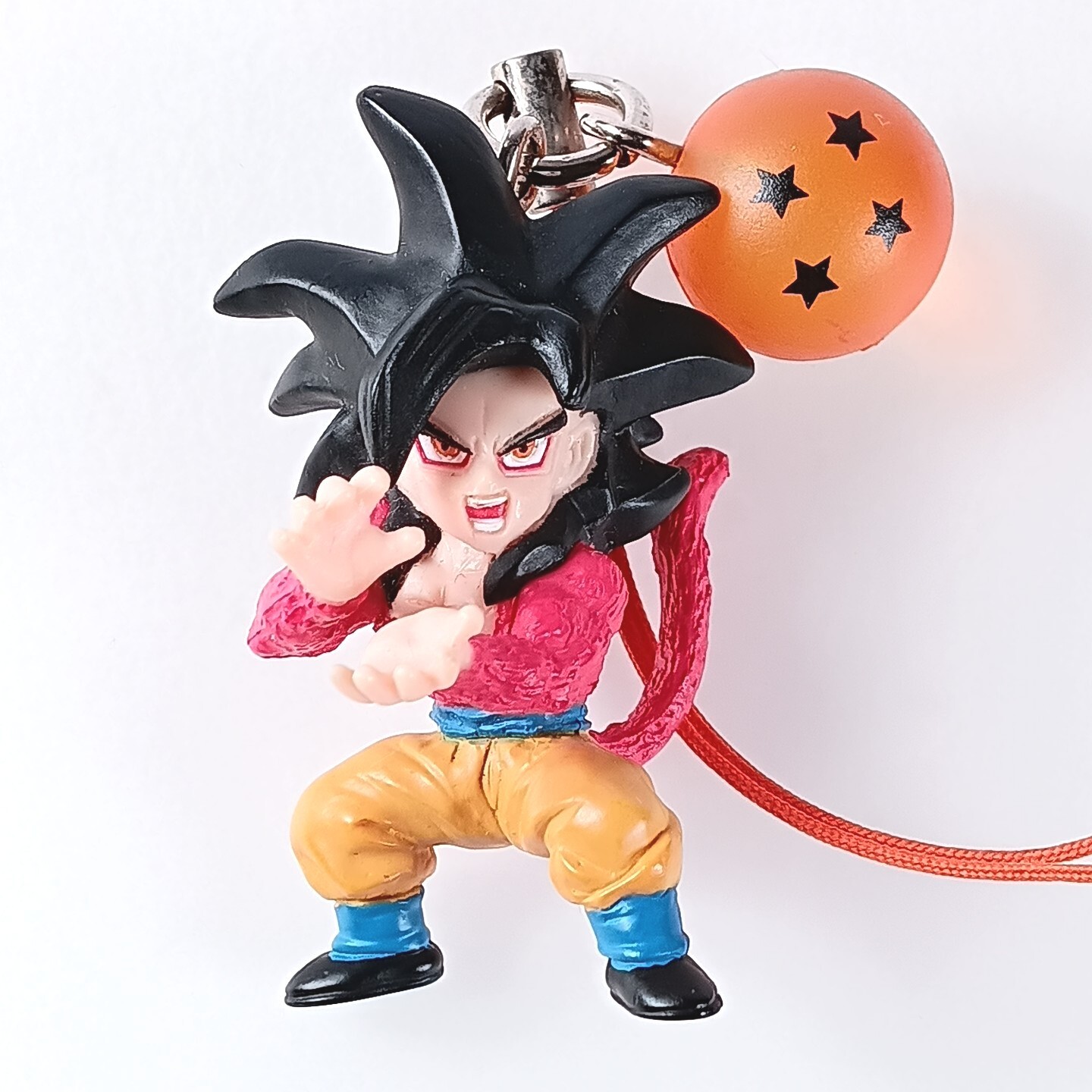 Son Goku Super Saiyan4 Dragonball GT Llavero Correa Mini Figura de Japón Enví...