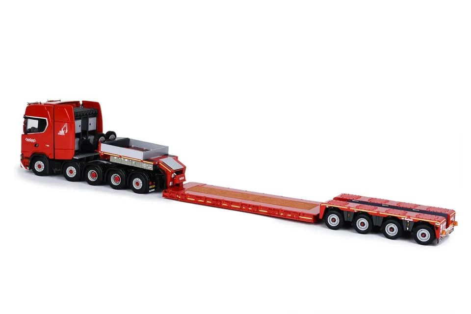 WSI Px 4 Axle Low Loader With Scania S Highline CS20H 10x4/6 1:50 New - Image 3 of 4