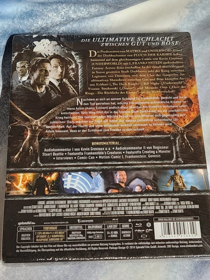 I, Frankenstein 3D + 2D Blu-Ray Glossy Debossed Exclusive Limited Steelbook New+ - Image 2 of 2