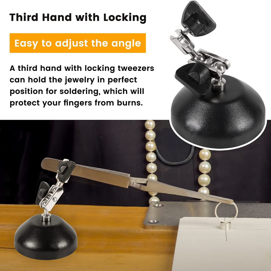 Jewelry Soldering Kit w/ Butane Torch Third Hand Tripod for