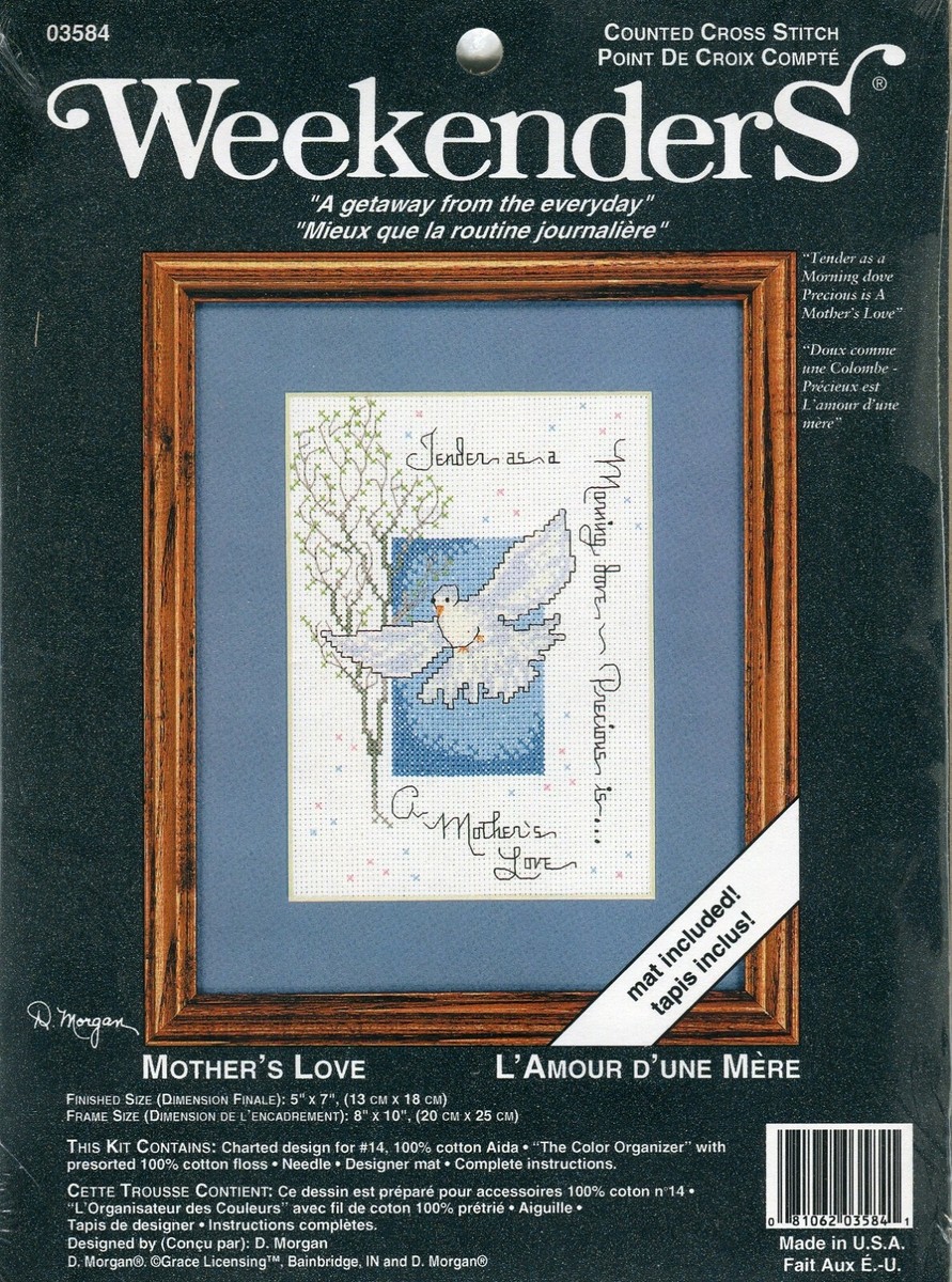 Mother's Love - D Morgan cross stitch kit 5x7