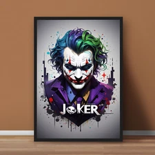 The Joker Batman DCU Comic Poster Print - No Frame