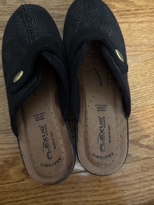 Spring Step Flexus Anatomic Leather Slip-on Comfort Shoes Black Women 41 EU