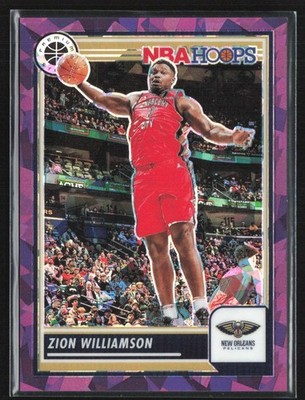 Zion Williamson 2023-24 Hoops Premium Stock Purple Ice Prizm /149 #270 New