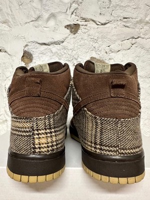 Nike SB Dunk High 'Tweed' Men's Size 8 Pre-owned Sneakers 305050