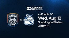 2 seats San Diego Football Club SDFC vs. Puebla FC Section 207 Center Row 2