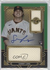 2022 Topps Triple Threads Emerald 49/50 Sammy Long #RFPAR-SL Auto 19wd
