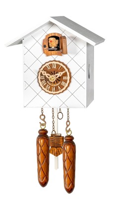 Engstler Orologio A Cucù Della Foresta Nera - Quarzo, Tetto In Scandole Di Legno, 25 Cm, Con Spegnimento Notturno