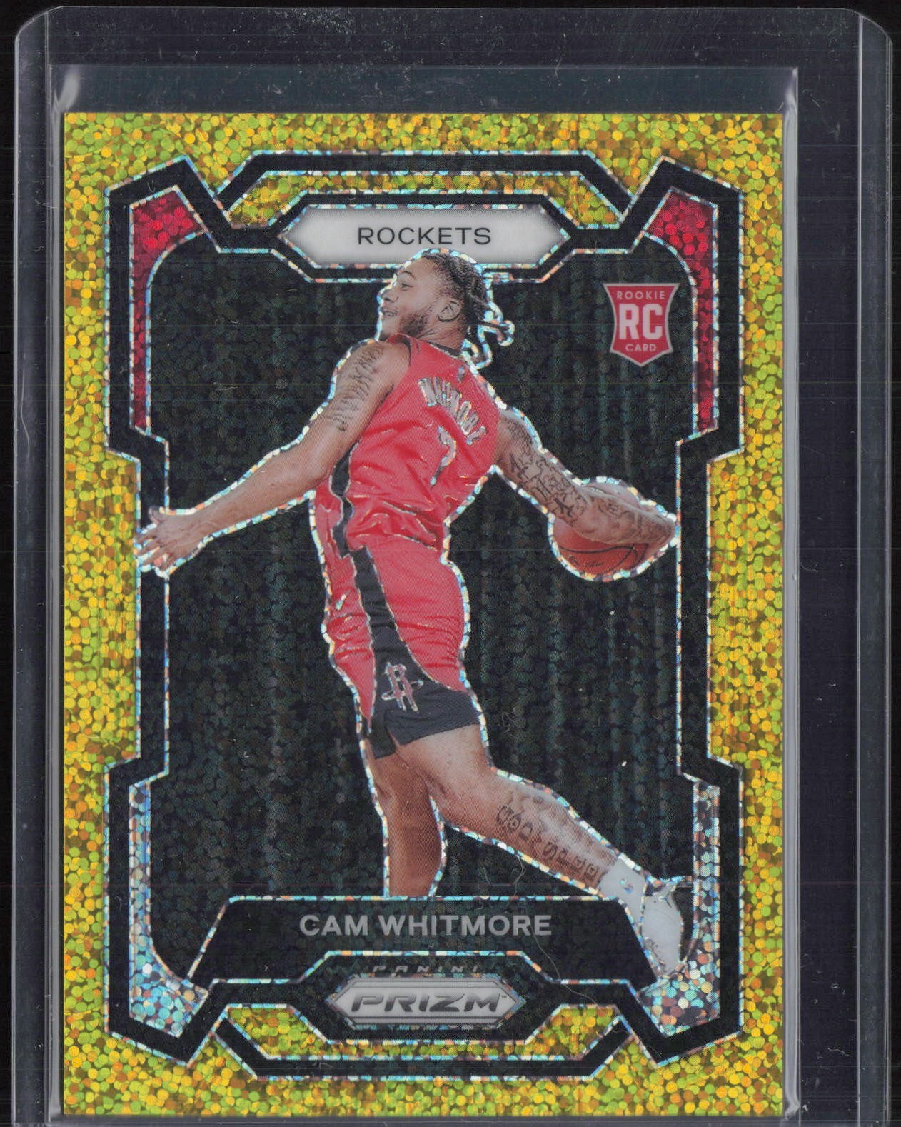 2023 Panini Prizm Gold Sparkle #129 Cam Whitmore 7/24 RC Rookie