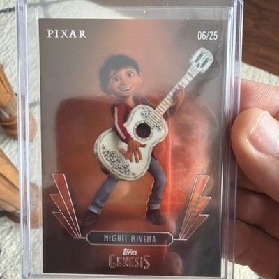 2025 Topps Disney Genesis Miguel Rivera SSP Orange Foil /25  