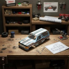Offroadbronco-Karosserie dekorativ gealtert Off-Road